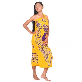 Pareo bali art fait main style tapa marquises 8591-c3