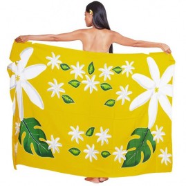 Pareo bali art fait main fleurs de tiare tahiti 8346-b3