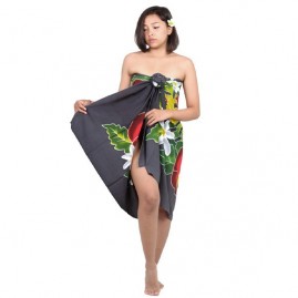 Pareo bali art fait main fleurs polynesiennes 8322-a3
