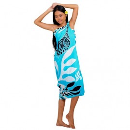 Pareo bali art fait main coquillage polynesien 8450-f4