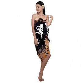 Pareo bali art fait main fleur aute hibiscus tahiti 8140-f4