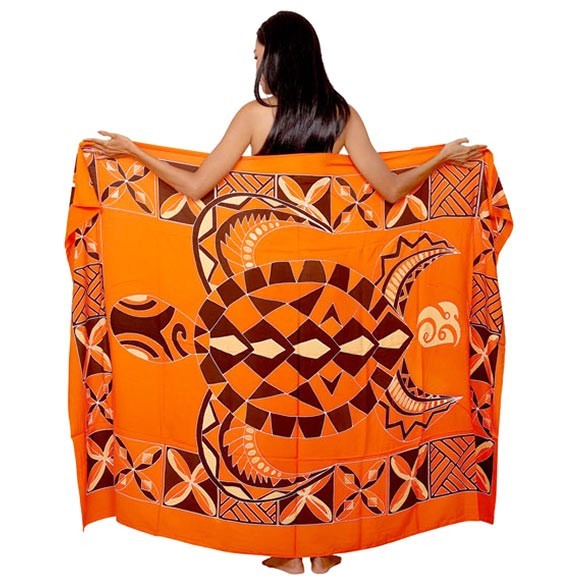Pareo bali art fait main honu design tortue tahiti 8042-c4 Pareo bali art fait main honu design tortue tahiti 8042-c4