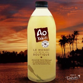 Monoi Ao Tahiti Parfum Paradis 1Flacon Pro 1 Litre 97% Monoi de Tahiti Appellation d'Origine