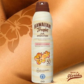Brume protectrice Hawaiian tropic 220mL hydratante et légère SPF 50 - Silk Hydration