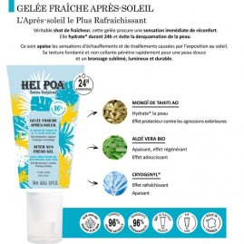 Gelee fraiche apres soleil visage corps monoi hei poa 150ml