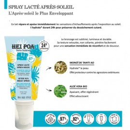 Spray lacte apres soleil monoi hei poa corps 150ml