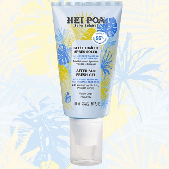 Gelee fraiche apres soleil visage corps monoi hei poa 150ml