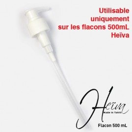 Pompe doseuse pour flacon 500ml monoi heiva tahiti