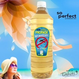 Monoi tevi tahiti anti moustique huiles essentielles 1 litre