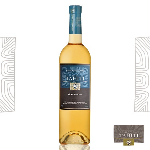 Monamona blanc moelleux vin de tahiti 75cl 2021 Monamona blanc moelleux vin de tahiti 75cl 2021