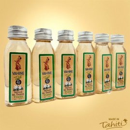 Lot 6 rikiki monoi vahine tahiti 98% parfum tiare 30 ml