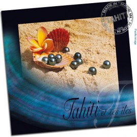 Carte prestige tahiti et ses iles perles noires c1886