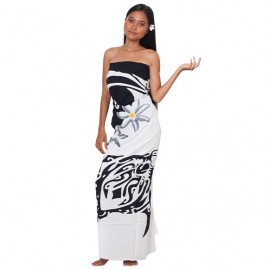 Pareo Bali Art fait main Manta et Dauphin 8281