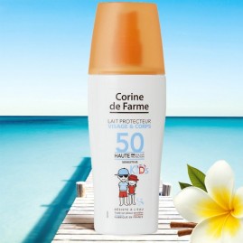 Lait Protecteur Enfants 150ml Visage Corps Corine de Farme spf50