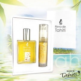 Coffret Gold Reva de Tahiti Eau de Tiare + Huile Scintillante Pailletée