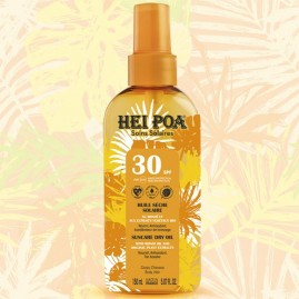 Huile Seche Solaire 150mL Monoi Hei Poa SPF30