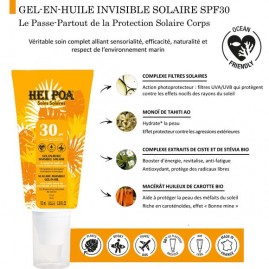 Gel en Huile Solaire 100mL Monoi Hei Poa SPF30