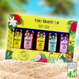 Gift Box Bien-Etre 5 Monoi Tiki Tahiti parfumés 30mL