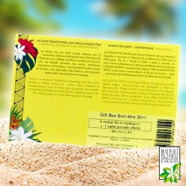 Gift Box Bien-Etre 5 Monoi Tiki Tahiti parfumés 30mL