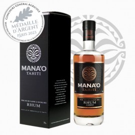 Rhum Paille Bio 43° Mana'o Tahiti 70cl