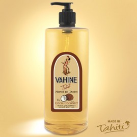 Monoi Vahine Tahiti 99% parfum Coco Pro 1 litre