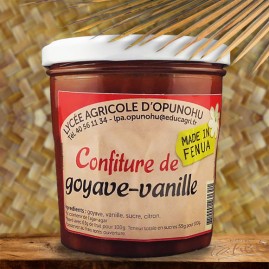 Confiture Artisanale Moorea 350g Goyave Vanille de Tahiti