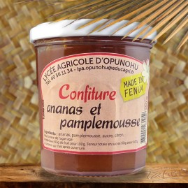 Confiture Artisanale Moorea 350g Ananas Pamplemousse