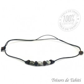 Collier Cuir Ras du Cou 3...