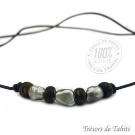 Collier Cuir Ras du Cou 3...