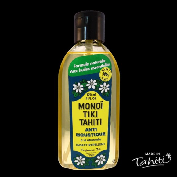 Monoi Tiki Tahiti 120mL anti moustique avec HE Monoi Tiki Tahiti 120mL anti moustique avec HE