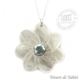 Pendentif Keishi & Nacre de...