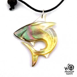 Pendentif Nacre Gravee...