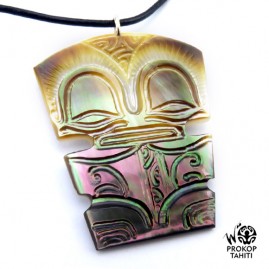 Pendentif Nacre Gravee...