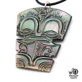 Pendentif Nacre Gravee...