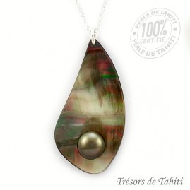 Pendentif Goutte Perle &...