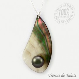 Pendentif Goutte Perle &...