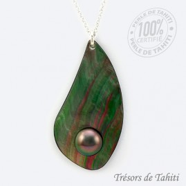 Pendentif Goutte Perle &...