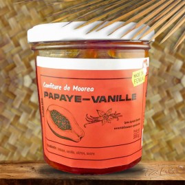Confiture Artisanale Moorea 350g Papaye Vanille de Tahiti