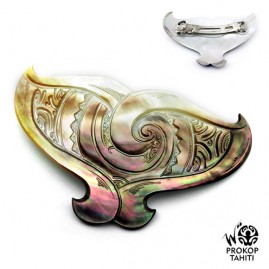 Barrette Cheveux XXL Nacre...