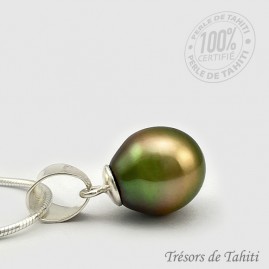 Pendentif Perle de Tahiti...