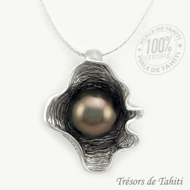Schmuckwilli Pendentif De Perle Shell Shell De Tahiti/Mers Collier Perles Coquillage Nacré Collier Femme D'or Dma0002-w (8mm