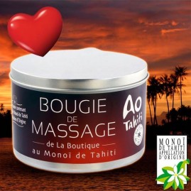 Bougie de massage au monoi...