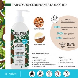 Lait Corps Nourrissant Hei Poa à l'Huile de Coco Bio 250mL