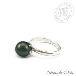 Bague Ajustable Perle de...
