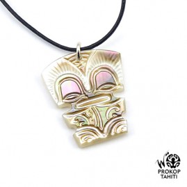 Pendentif Nacre Gravée...