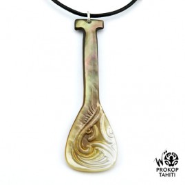 Pendentif Nacre Gravee...