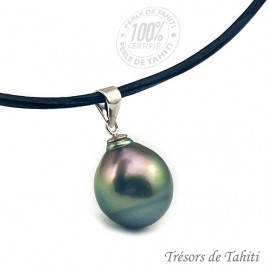 Collier Cuir Pendentif...