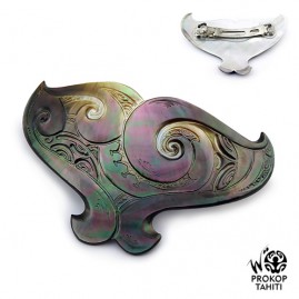 Barrette Cheveux XXL Nacre...
