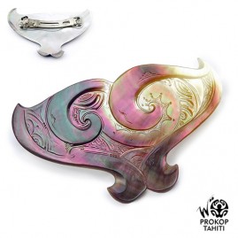 Barrette Cheveux XXL Nacre...