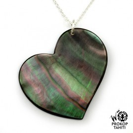 Pendentif Coeur de Nacre XL...